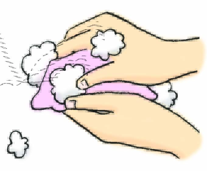 きめ細かい泡をつくる