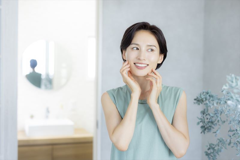 霜が落ちた肌は、化粧水がスルスル入る