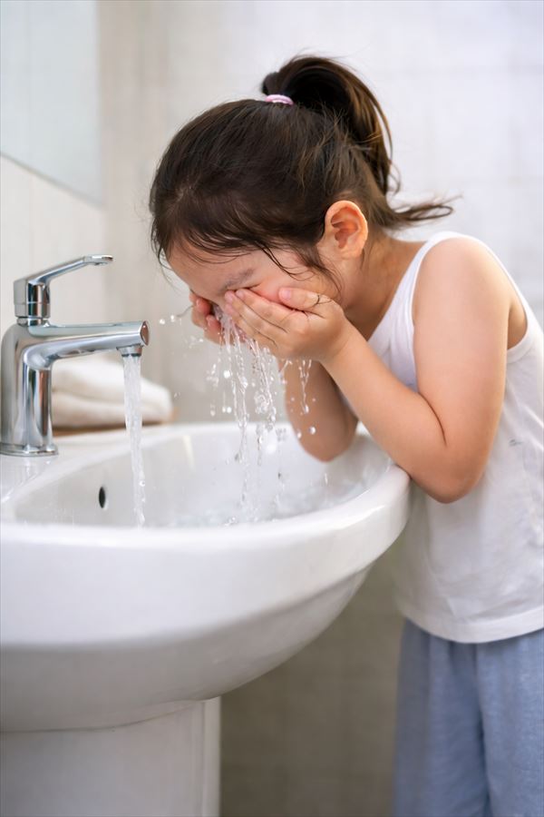 油分が入っていないから、水でも流せる