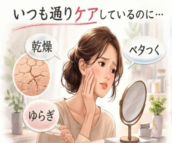 いつも通りケアしているのに、なぜか肌が安定しない