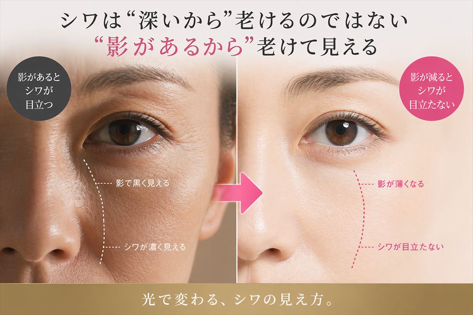 シワは「消す」ものではなく、「変わるもの」