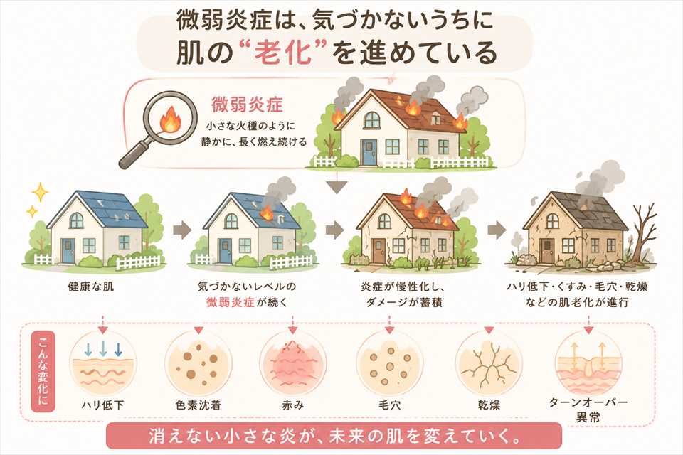 慢性的な微弱炎症がトラブルの元