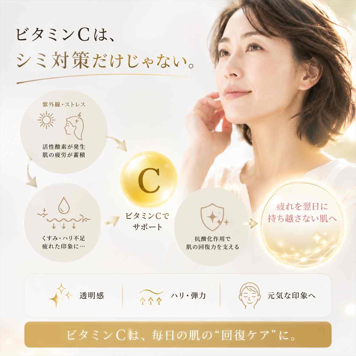 ビタミンCはシミ対策だけではない