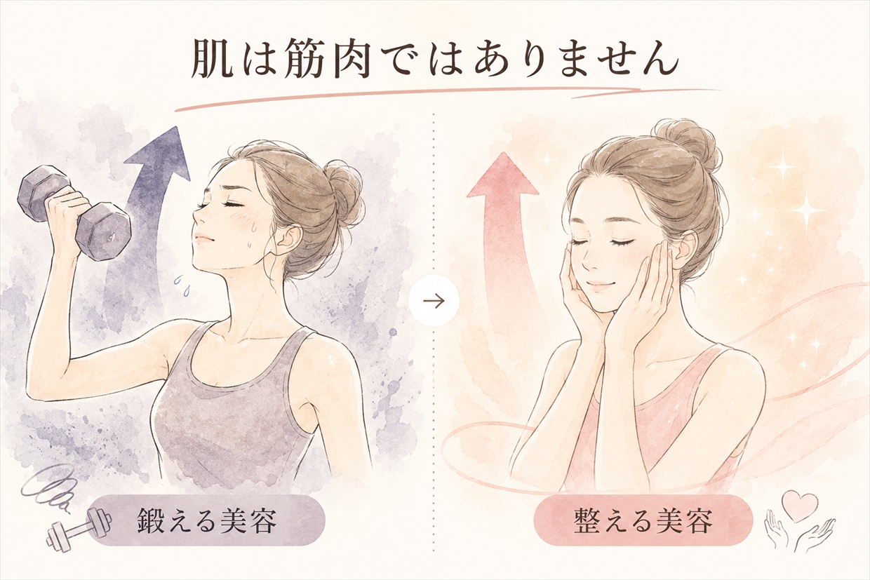 肌は筋肉ではありません