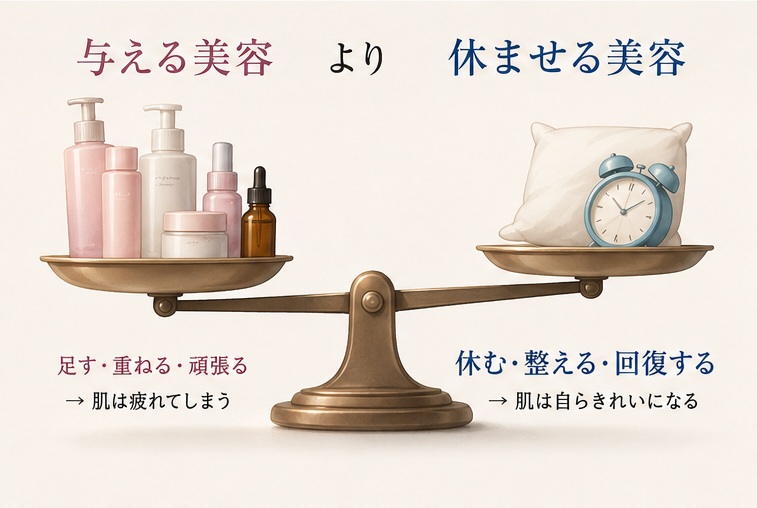 肌を休ませる美容
