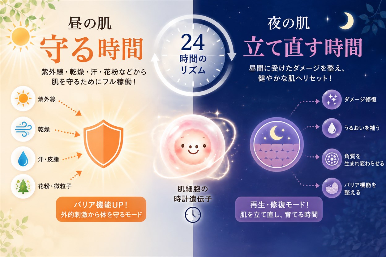 あなたが眠ったあと、肌は何をしている?
