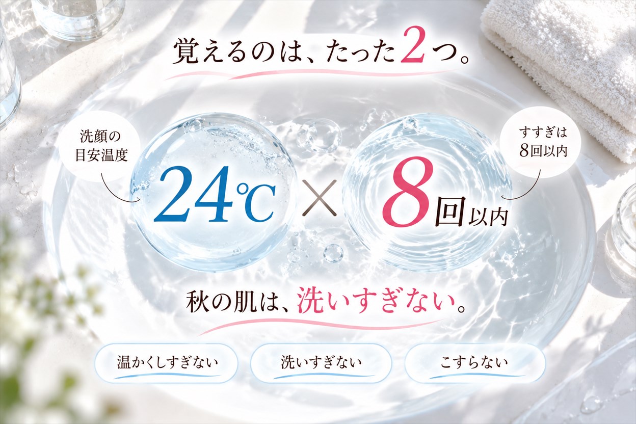 温度と一緒に見直してほしい「すすぎの回数」