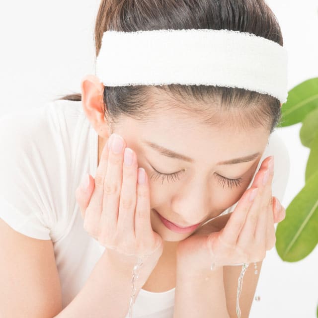 敏感肌の方の洗顔方法